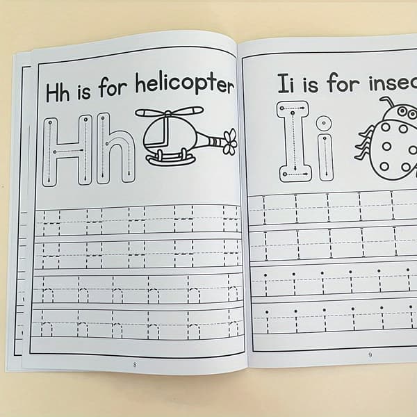2-Størrelses Rum Planet Plys Solsystem Univers Planet Elskere Gave - Bløde Polyester Udstoppede Dyr med 8 Farvemuligheder, Holdbart Rum-Tema De Alphabet Workbook A