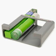 Under Shelf Wrap Organizer, Pladsbesparende Folie- og Pose Dispenser Opbevaring, Grå