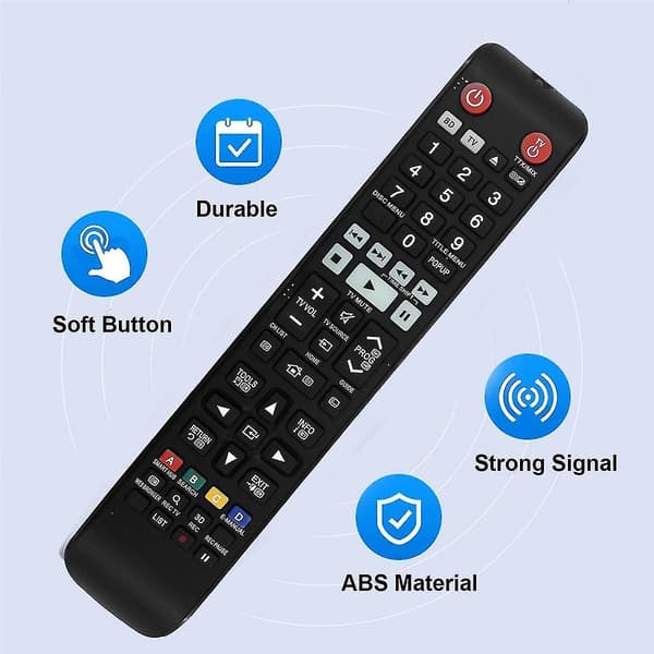 Erstatningsfjernkontroll Ak59-00176a for Samsung Blu-ray-spiller Bd-h8500 Bdh8900a/xy Bd-h8500a/xy Bd-h8900a/xy