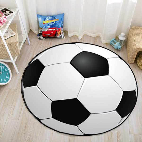 Fodboldmåtte, 60 cm i diameter, et must for fodboldfans!