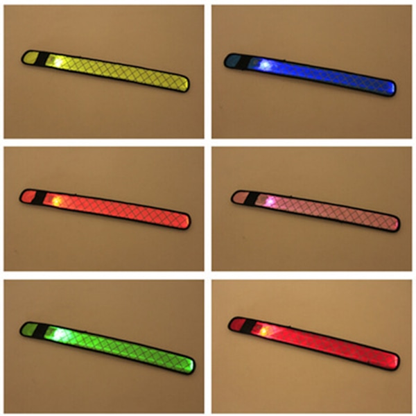 LED-armband reflextejp för utomhussporter