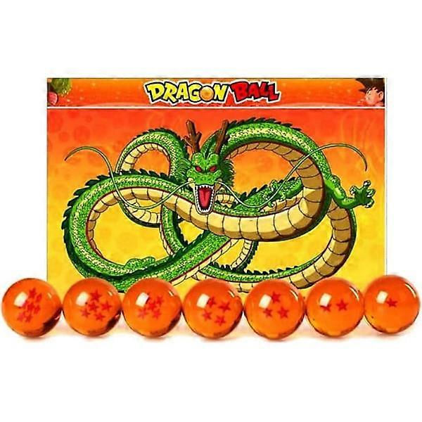 Samlarobjekt Medium Kristallglas Stjärnbollar Dragon Ball 35MM Diameter