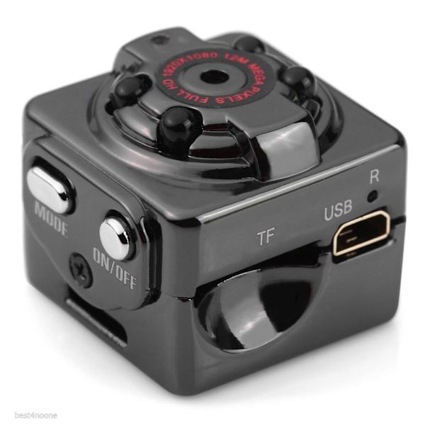 Ryra 1080p kamera Kannettava vedenalainen urheilukamera Ulkokamera Infrapunainen yökuvaus HD-videokuvaus Minikamera mikrofonilla