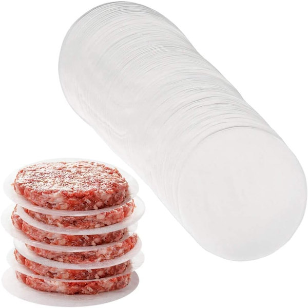 Hamburger-pihvipaperi 11 cm, 200 kpl Tarttumaton vahapaperi esileikattu pyöreä