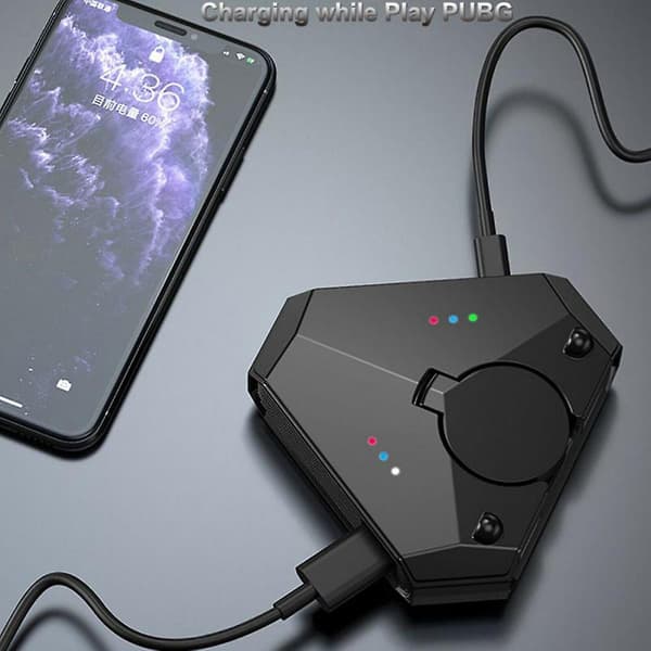 USB Spilltastatur Mus Konverterer Plug And Play Bluetooth 5.0 Adapter Mobil Gamepad Controller F