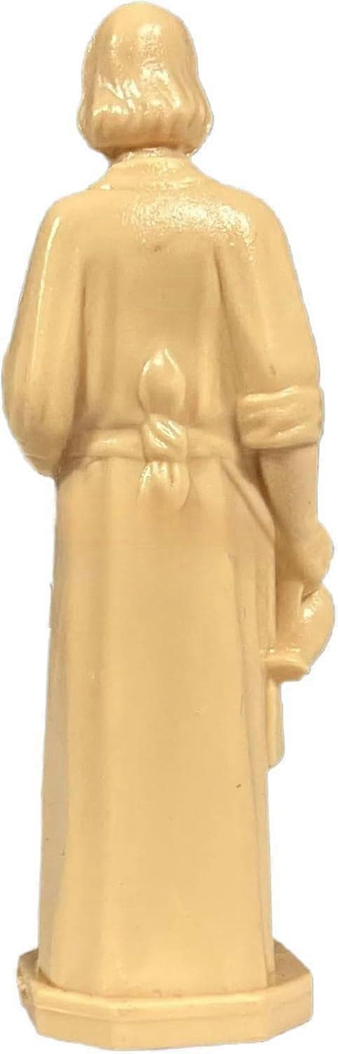 Sankt Joseph-statue til boligsalg, 6 cm, med instruktionskort og bøn, komplet sæt til ejendomsmæglere