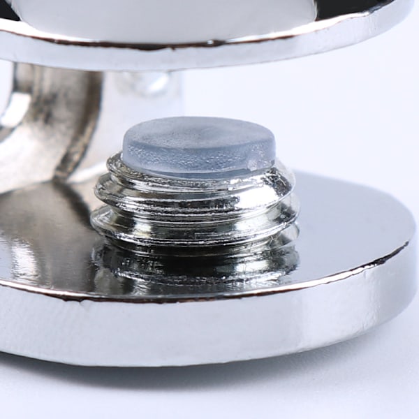 Glasshylle brakett lys bad tre fisk munn klipp 5-12MM tykk sinklegering fast glass klipp H127-12(clamp 10-12mm)