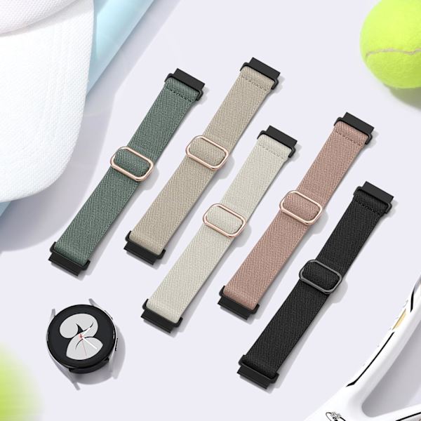 5 kpl joustavia rannekkeita, jotka ovat yhteensopivia Galaxy Watch 7 6 5 4 FE -rannekkeen 40 mm 44 mm 45 mm / Watch 6 4 Classic 4 42 mm 46 mm 43 mm 47 mm / Active 2.20 mm pehmeän (FQ) kanssa