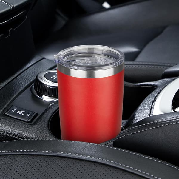 Premium Eristetty Termosmuki 600ml BPA-vapaa 304 Ruostumaton Teräs Punainen
