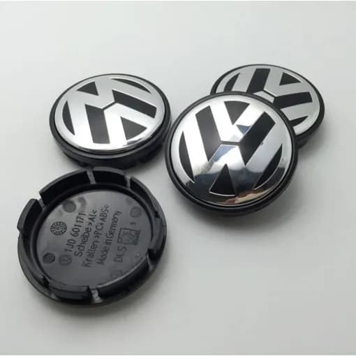 4 stk. VW logo Ydre diameter 56 mm Hætte Fælg emblem Fælg mærke