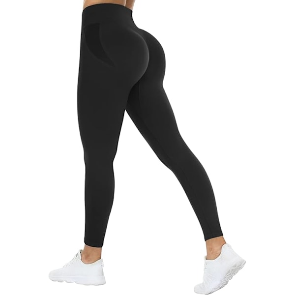 TAYOEA Naisten Urheiluleggingsit - Kompressio, Slim Fit & Läpinäkymättömät - Täydelliset Joogaan, Treeneihin & Kuntoiluun XS