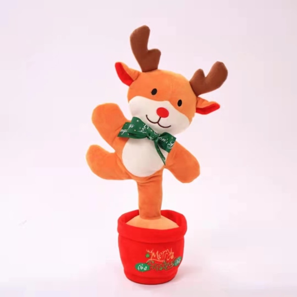 Dansende legetøj, der gentager det du siger! Juledukker deer