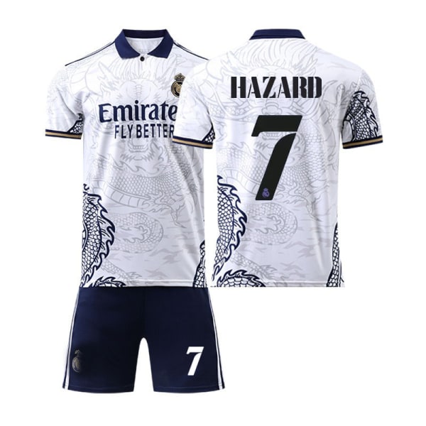 22 Real Madrid drakt Dragon Print Edition NO. 7 Hazard drakt #28