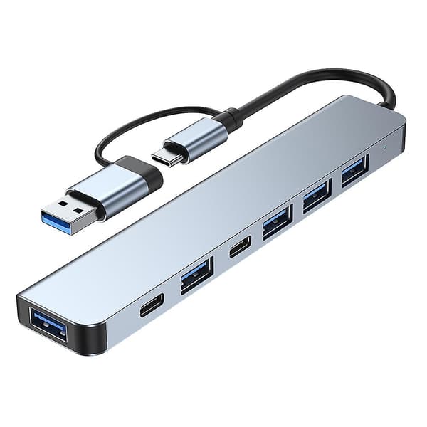 Multiport USB Hub 3.0 Multi USB Splitter 4 USB C-porte 3.0 2.0-porte til PC Laptop Computer Hub