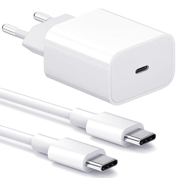 Laddare för Samsung 25W-Snabbladdare USB-C-Strömadapter+Kabel 2m