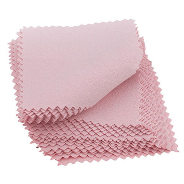 Smyckesrengöringsduk Professionell Poleringsduk Rosa Silver