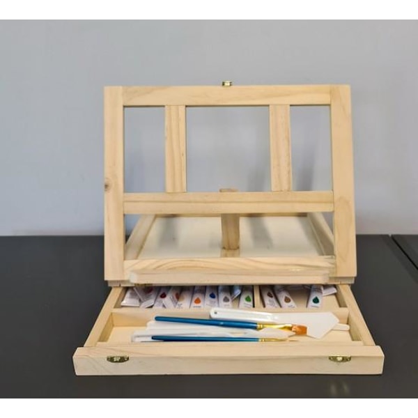Kunstnersett med stativ - 45 deler - Akvareller Multicolor multifärg