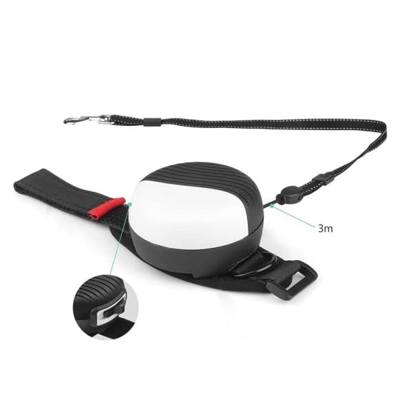 Infällbart hundkoppel Handsfree infällbart hundkoppel 3m