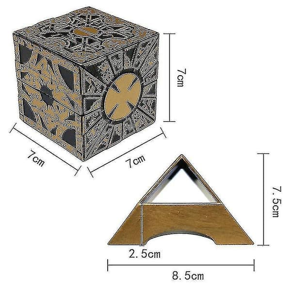 Fungerende Lemarchands Lament Configuration Låse Puslespillboks Fra Hellraiser Dekor