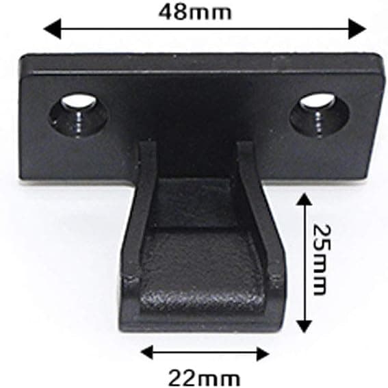 Sæt med 4 sokkelbeslag - 48mm x 25mm x 30mm