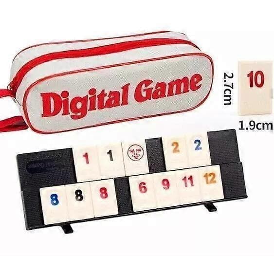 Rummyspel Brädspel för 2 till 4 spelare med påse
