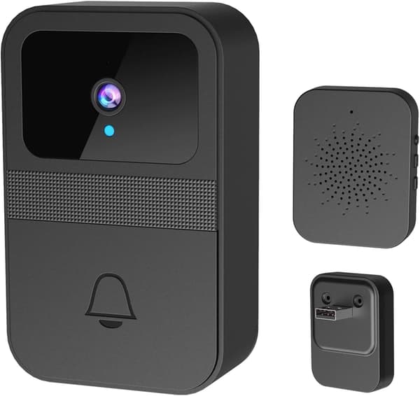 Trådløs Smart Wi-Fi Video Dørklokke Smart Video Intercom med Oppladbart Kamera Hjemmeautomasjonsenhet