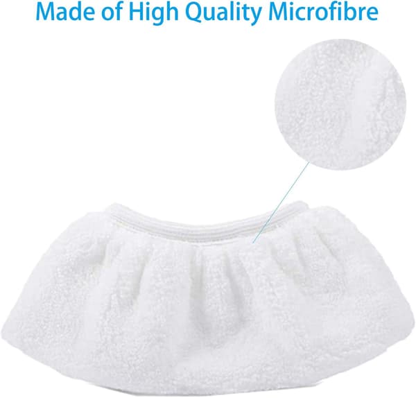 8-pak Mikrofiber Kludbeskytter til Karcher Damprenser SC2 SC3 SC4 SC5 Hånddyses Tilbehør