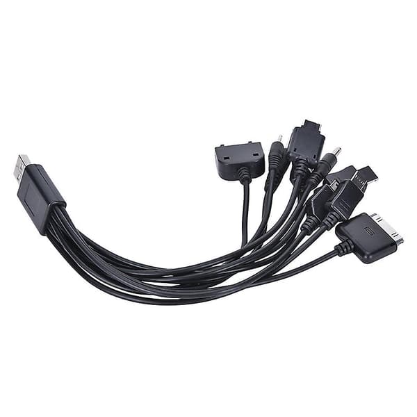 10-i-1 USB Universel Multifunktionel USB Opladerkabel til Mobiltelefon Shytmv