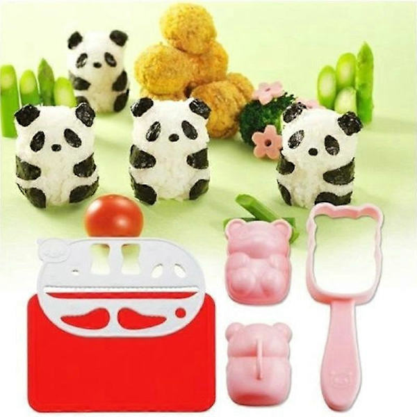Nydelig Panda Sushi Risform + Tangkutter