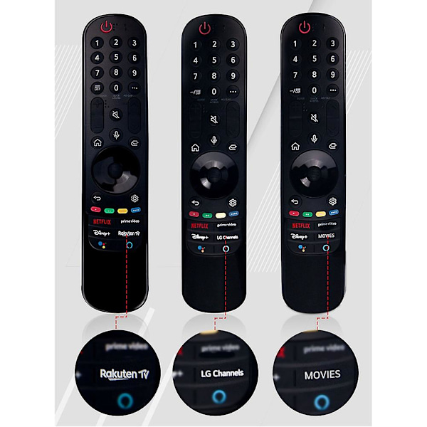 Ny Mr21ga Mr21gc Fjärrkontroll För Lg Akb76036509 43nano75 55up75006lf Oled55a1rla Ga-21ba Tv Nej