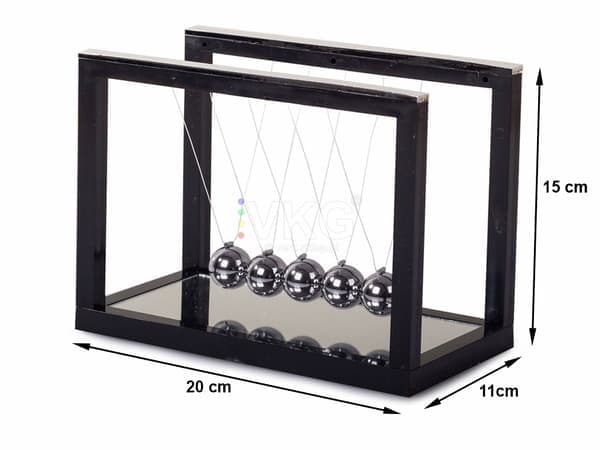 Newtons Vugge XXL - 20 cm - Med spejl