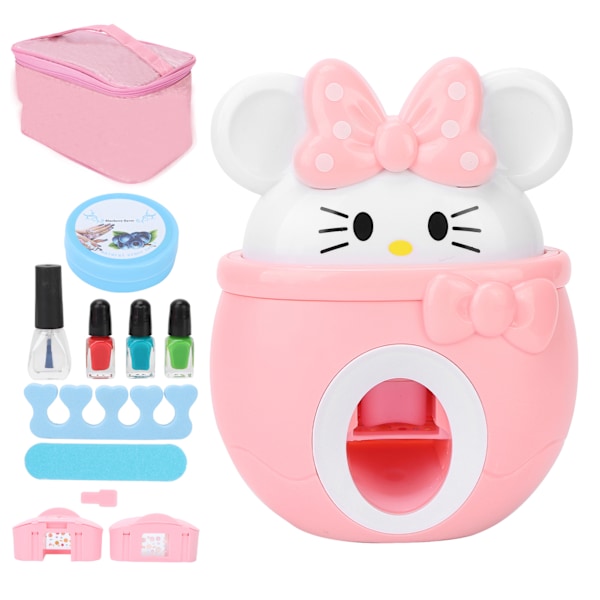 Nagelkonstsats för små flickor, Makeup-set för barn, Polish, Nagelfil, Manikyrset, Leksak