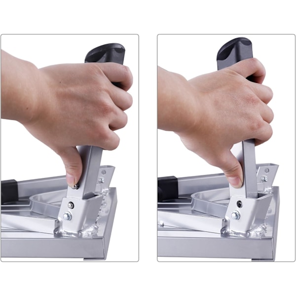 47x30x23cm Aluminium Foldbar Trinbræt 1 Trin Arbejdsplatform Max.