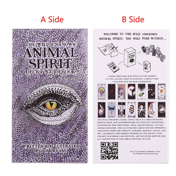 The Wild Unknown Animal Spirit Oracle Card Tarot Prophecy Divine - Perfekt one size