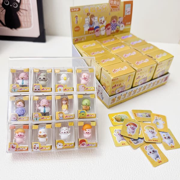 Tegneseriefigur Minifigur Blind Box Sæt, Samleobjekt Skrivebordslegetøj til Fans og Gaver Zootopia