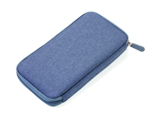 Reiseetui Passveske med RFID - Julegave Gave grå gray
