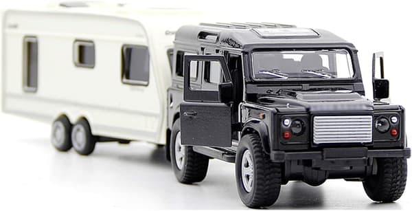 Legetøjs Camper SUV Trailer Træk RV Camper Legetøj til Drenge Støbt Lastbil Modelbil
