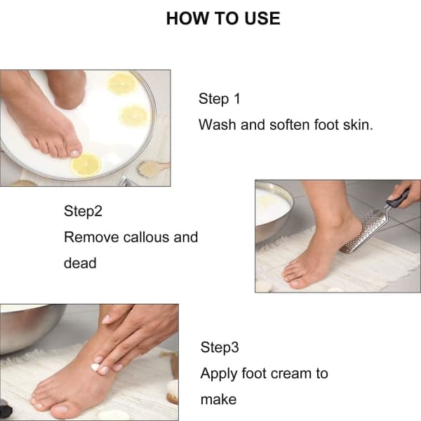 Fodfil, Fodfil, Professionel Fodrasp Callusfjerner til Pedicure