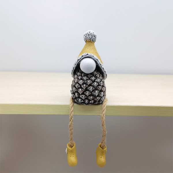 1 Julegave Ananas Dværg Resin Borddekoration