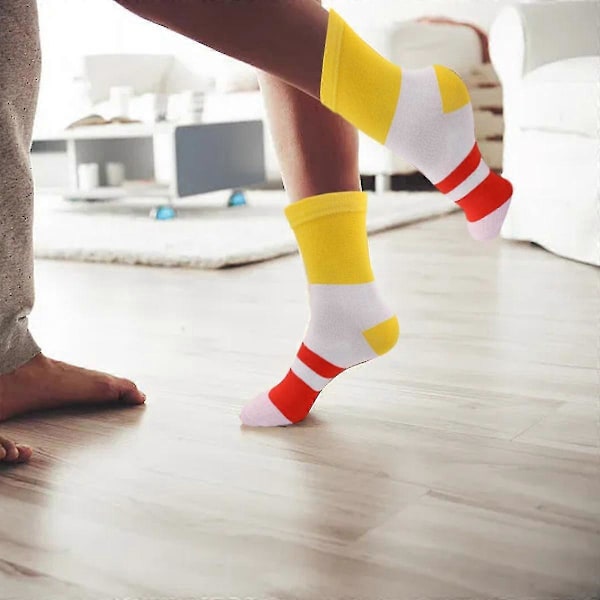 5 par Sushi-sokker Mid Calf-sokker Bomullssokker Julesokker - Par Casual Sokker Julegave Gaveeske - CHUN