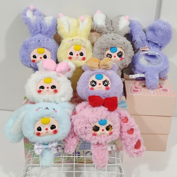 Plysdukke Blind Box, Blødt Udstoppede Kaninlegetøj til Samlere og Gaver Lily Town Random one