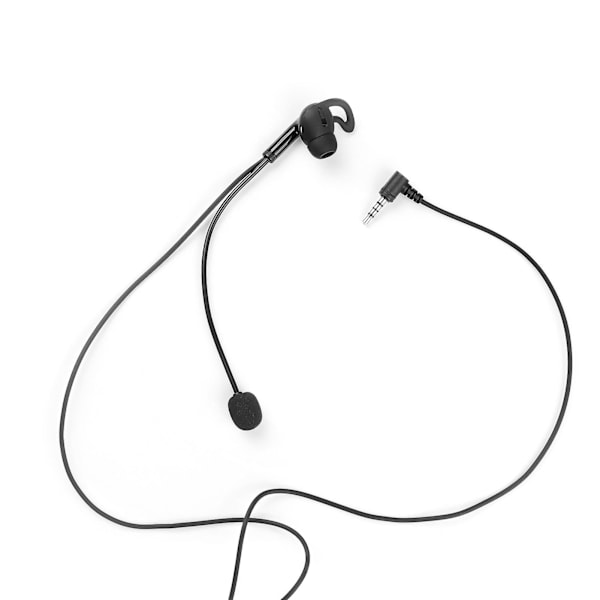 Ejeas Domareheadset, In-Ear Hörlurar med Mikrofon Ersättning för V6 Pro/ V6c/ V4 Plus/ V4c Plus/ FBIM Intercom