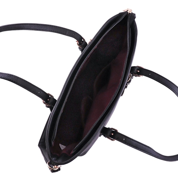 Medium handväska Black Svart