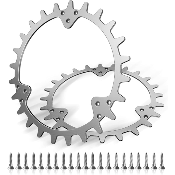 Rustfritt stål pigghjul for gressklipper Husqvarna Automower 420/320/430X/435X/440/450X, med 21 x rustfrie stål pigger, for hjul 252 mm