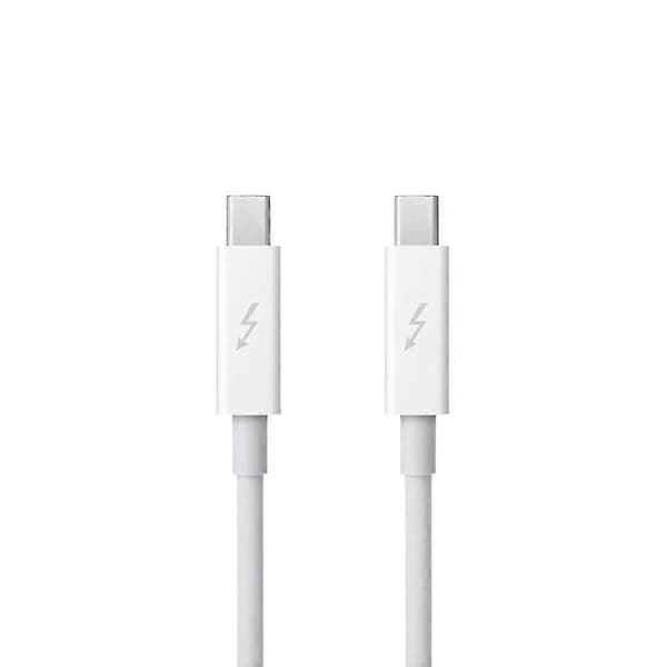 Thunderbolt 2-kabel 20 Gbps han til han, kompatibel med Apple Macbook Pro Air mini og iMac White