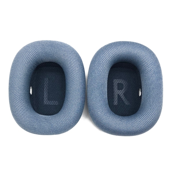 Ersättningsöronsnäckor för AirPods Max Hörlurar Kudde Mesh Tyg Öronmuffar Skydd Öronkuddar Silver Silver 0.05