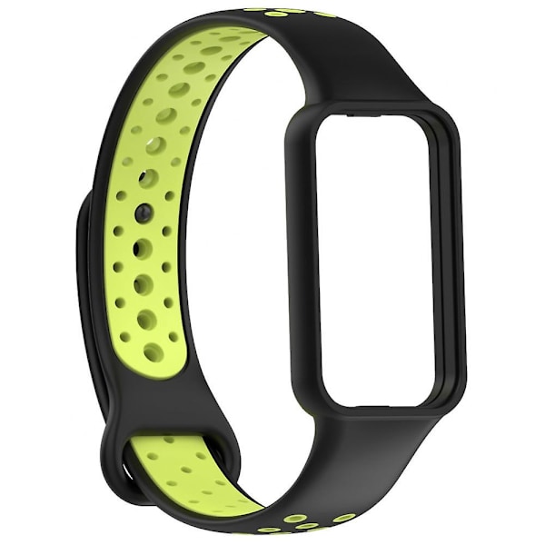 Klokke for Amazfit Band 7 Smart tilbehør Silikon Justerbart armbånd Bytte Sportrem for Amazfit Band 7 Watch(A2382)