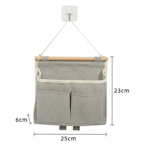 kpl Ripustettava säilytysjärjestäjä Ripustettava säilytys Ripustettavat taskut Harmaa Harmaa Grey 2 Pcs-2 Pcs