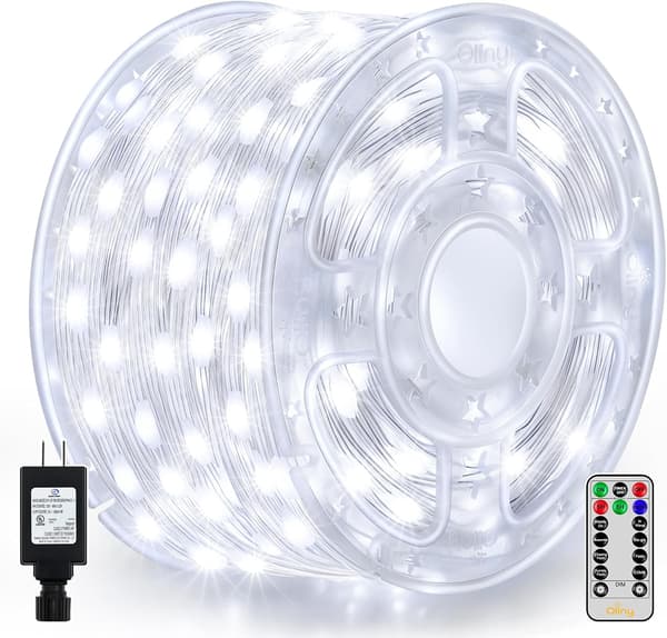 60m 600 LED IP67 Vanntette Utendørs Lyslenker med Fjernkontroll