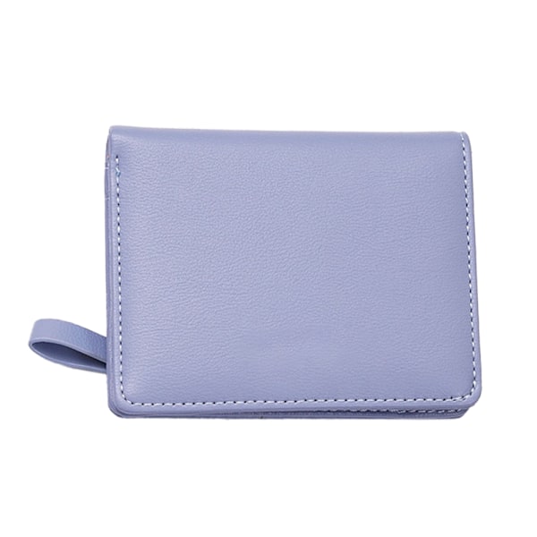 Damplånböcker Liten Bifold Läderficka Plånbok Dam Mini blue